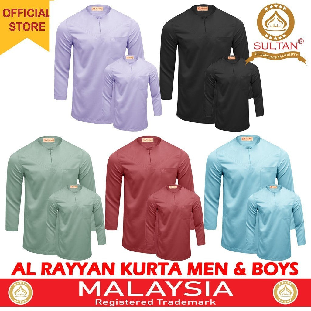 SULTAN KURTA - AL RAYYAN - ROUND NECK FULL SLEEVES