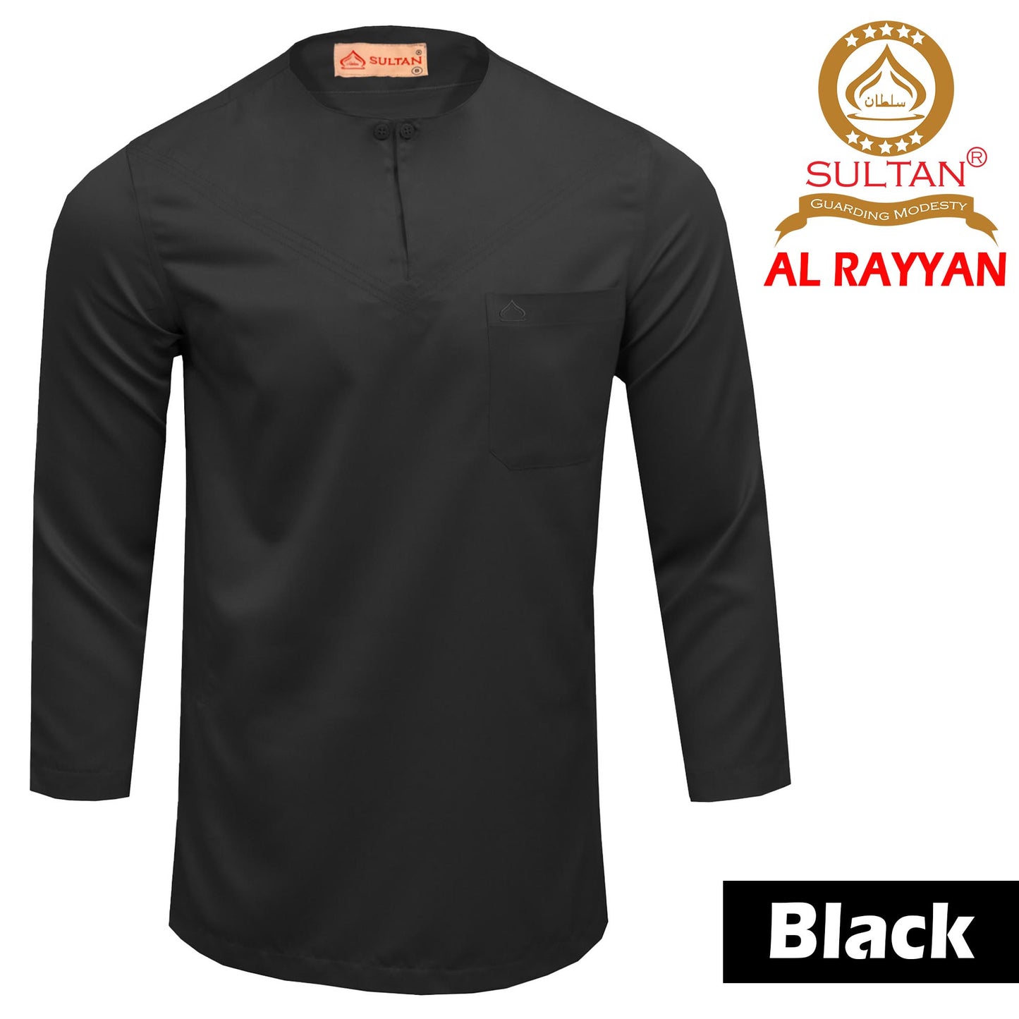 SULTAN KURTA - AL RAYYAN - ROUND NECK FULL SLEEVES