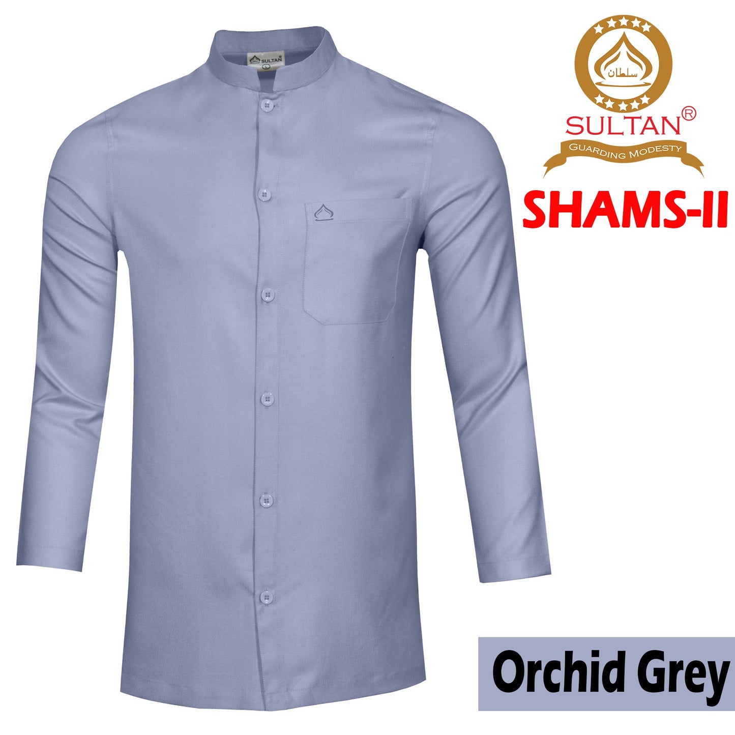 SULTAN KURTA SHAMS II- BAJU RAIHAN COLLAR FULL SLEEVE